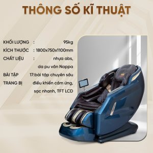 Ghế massage Queen Crown QC S850| Chính Hãng Giá Rẻ