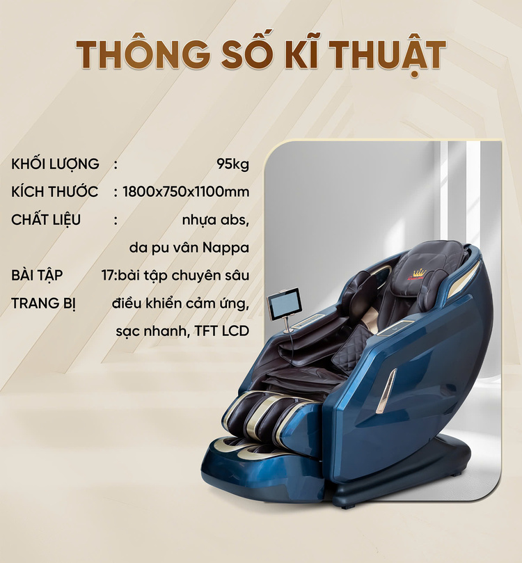 Ghế massage Queen Crown QC S850| Chính Hãng Giá Rẻ