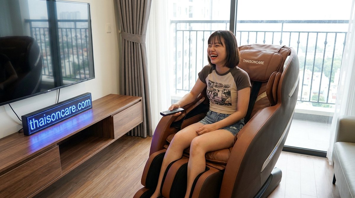 ghế massage Ghế Massage Trị Đau Vai Gáy - ThaiSonCare chính hãng