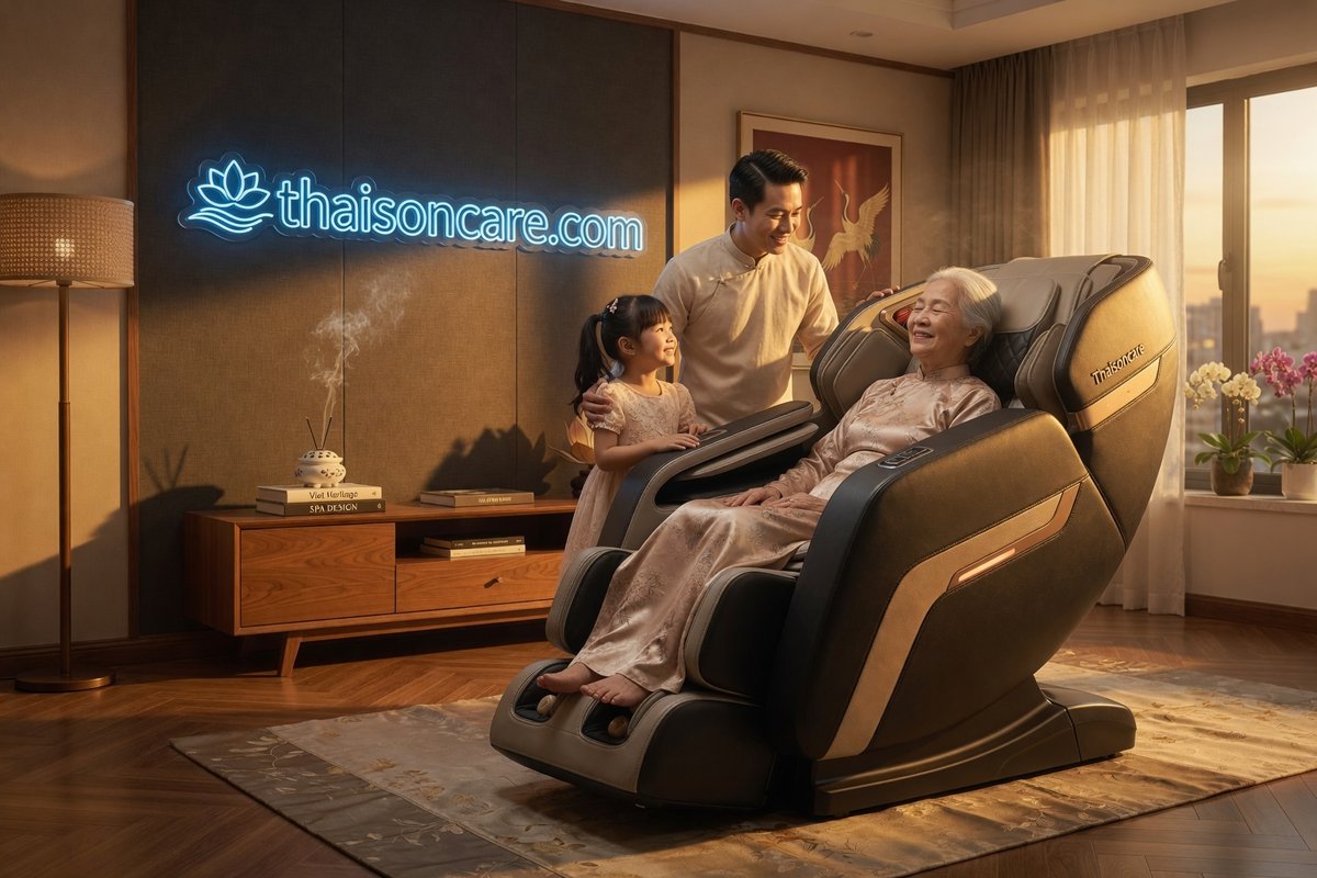 lợi ích của ghế massage toàn thân - ghế massage ThaiSonCare chính hãng