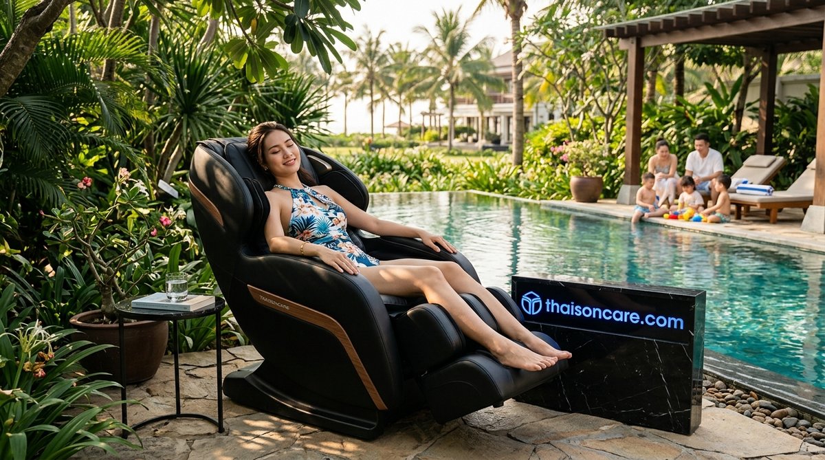 ghế massage không trọng lực - ghế massage ThaiSonCare chính hãng