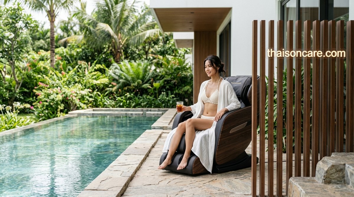 ghế massage Ghế Massage Trị Đau Vai Gáy - ThaiSonCare chính hãng