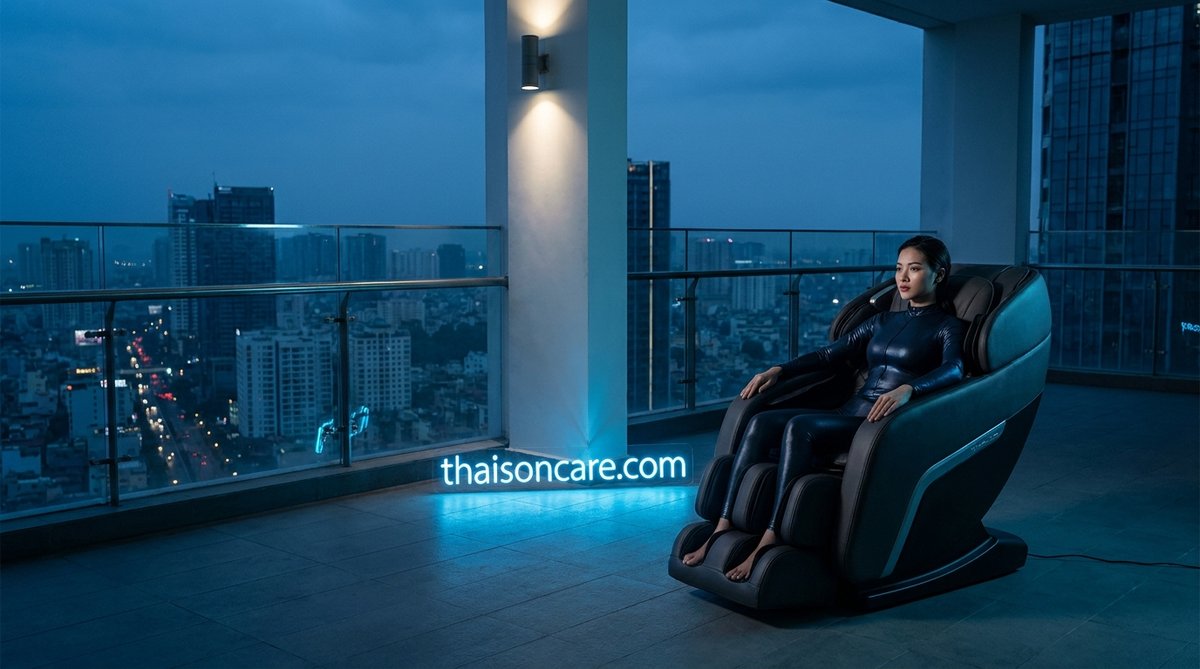 ghế massage cho người già - ghế massage ThaiSonCare chính hãng