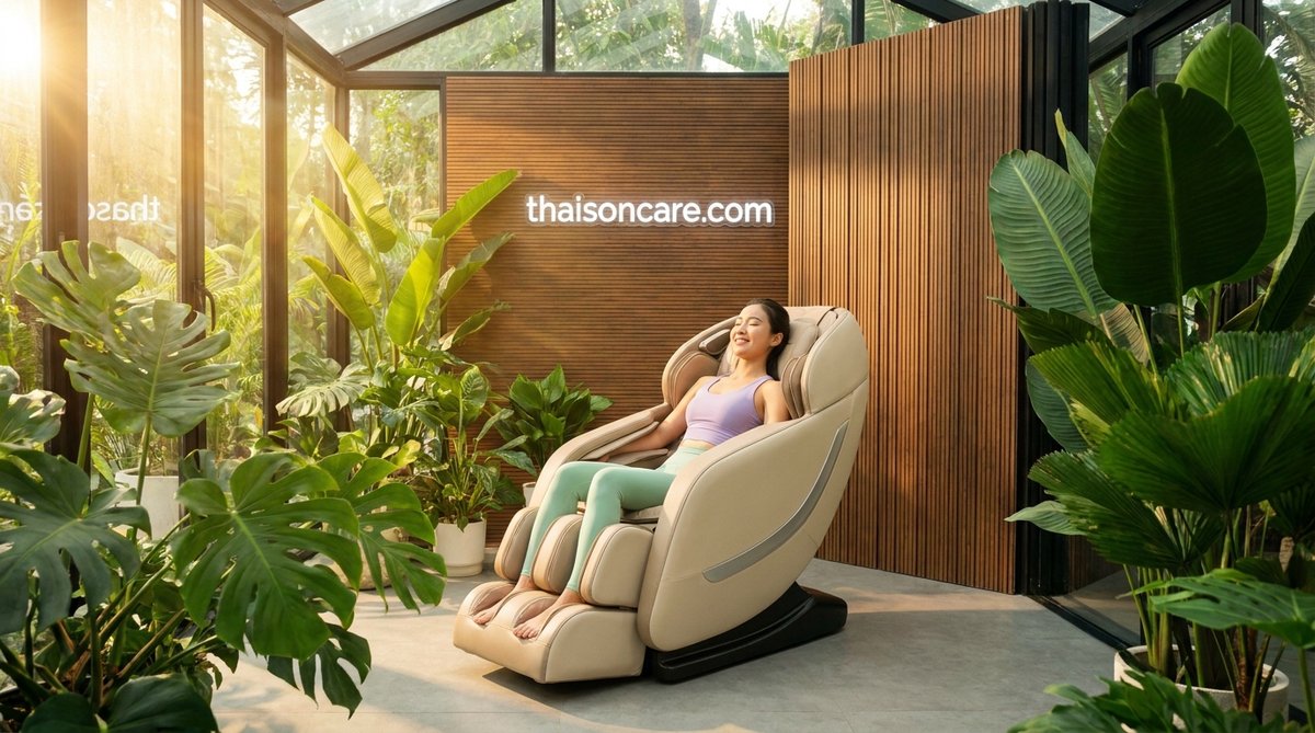 ghế massage cải thiện giấc ngủ - ghế massage ThaiSonCare chính hãng
